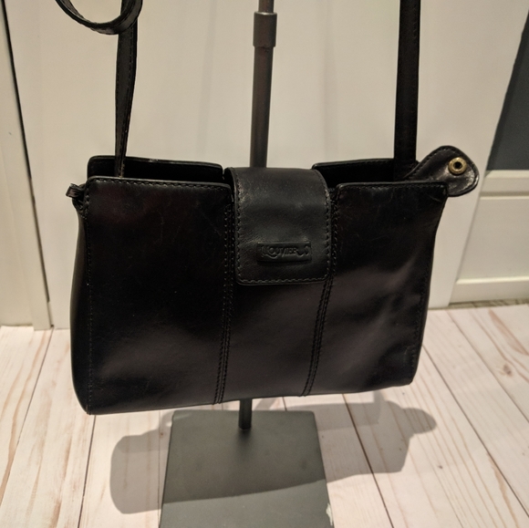 Louivier black leather purse - Picture 1 of 8